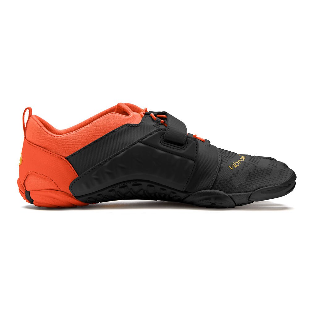 Vibram FiveFingers Herre Vandrestøvler Sort/Orange - V-Train 2.0 - 0652SUNXD